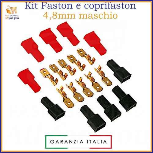 Kit connettori faston - , con