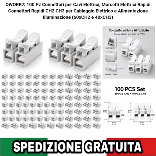 100 connettori cavi - connettori,
