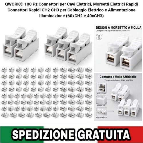 100 connettori cavi - 100,