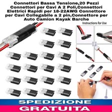 20 Connettori Bassa Tensione