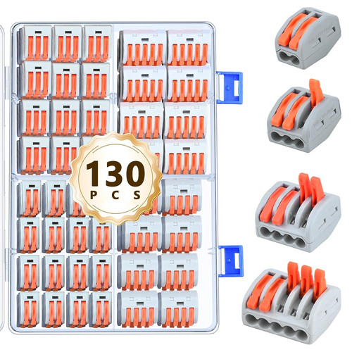 130 pezzi connettori elettrici - 130,
