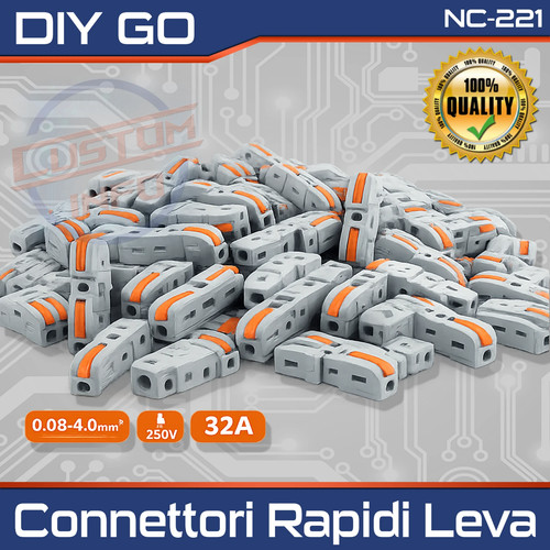 Connettori elettrici rapidi - elettrici, a